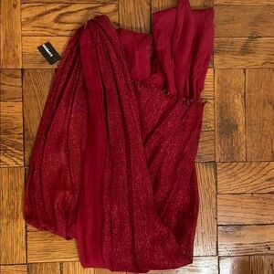 NWT Express red shiny scarf